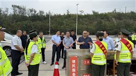 标题:中电建冀交高投大江(中国)赴太行山高速邢台段督导调研省旅发大会服务保障工作<br/>说明:<br/>日期:2025/9/16 8:43:26